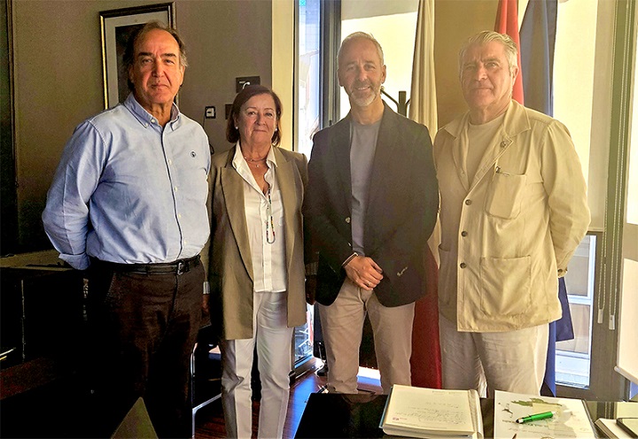 Francisco Gutiérrez (FCG), Julia Berrouet (FCG), Sergio Silva y Juan Carlos Alba (FCG)