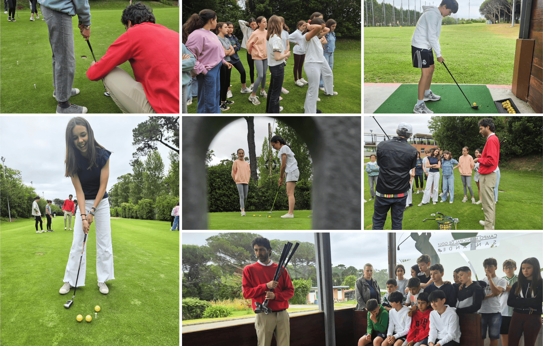 El programa “Golf en los Colegios” acerca este deporte a los alumnos del Colegio Torrevelo